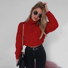 Load image into Gallery viewer, 2019 Turtleneck Sweater Women Pullover High Elasticity Knitted Ribbed Sweater Slim Jumper Autumn Winter Basic Female Sweater