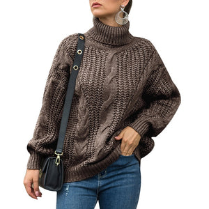 2019 Turtleneck Sweater Women Pullover High Elasticity Knitted Ribbed Sweater Slim Jumper Autumn Winter Basic Female Sweater