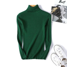 Load image into Gallery viewer, 2019 New High Quality Fall Turtleneck Sweaters Women Solid Color Long Sleeve Sweaters Winter Knitted Casual Pullovers Top